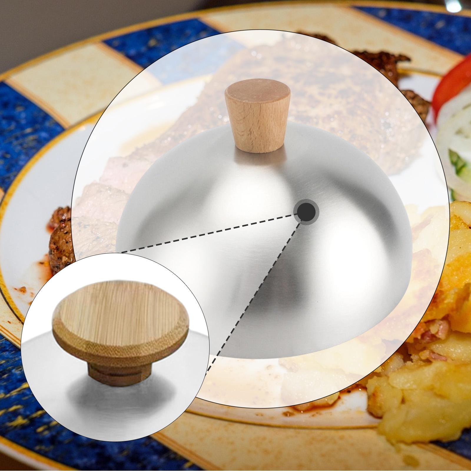 Home Cooking Egg Sandwich - Stainless Steel Steaming Dome Burger Lid