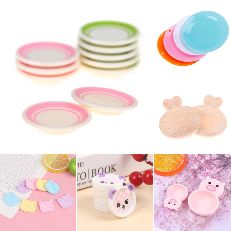 Home Cooking Meals - 1/12 Dollhouse Miniature Cute Rabbit Pig