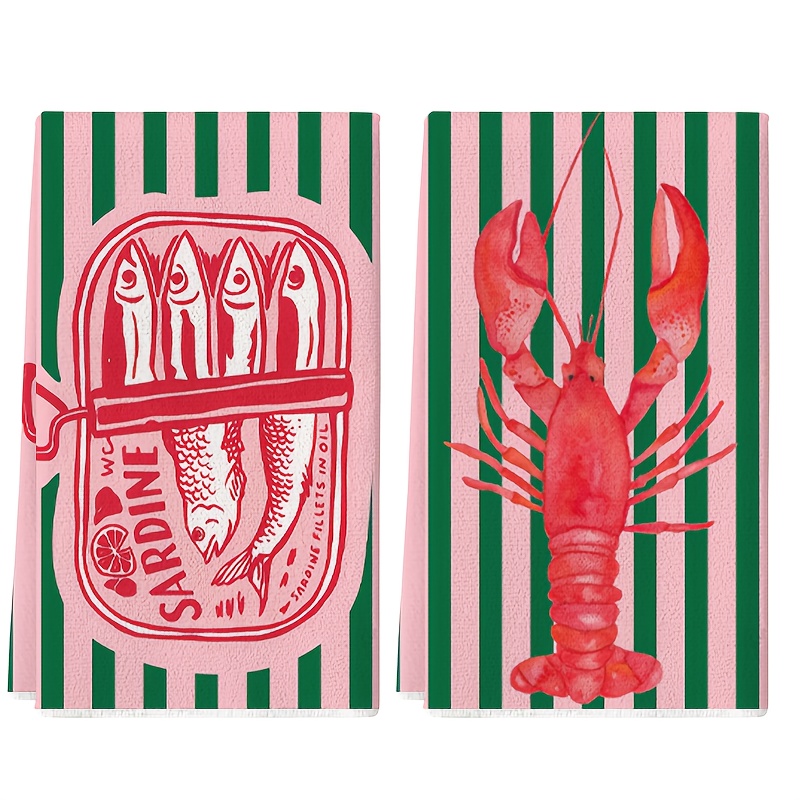 Home Cooking Is The Best - 2Pcs, American Retro Striped Sardine Can