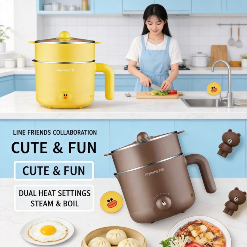 Home Cooking Electric - Multifunctional Small Electric Pot 220V Integrated