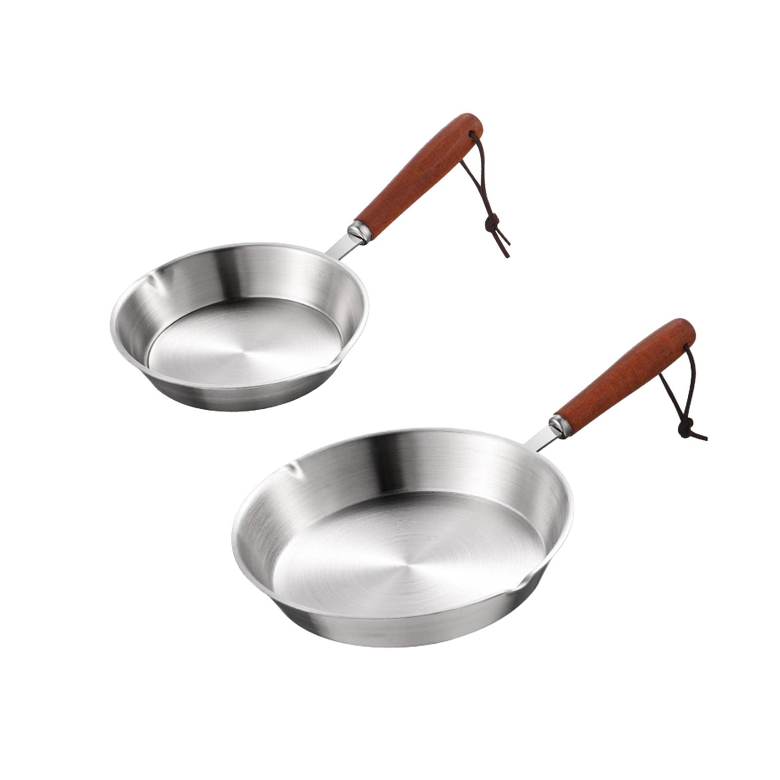 Home Cooking Egg Sandwich - Kitchen Stainless Steel Fry Pan Cooking