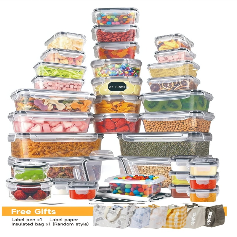 Home Cooking Food - 48PCS BPA-Free Food Storage Set –