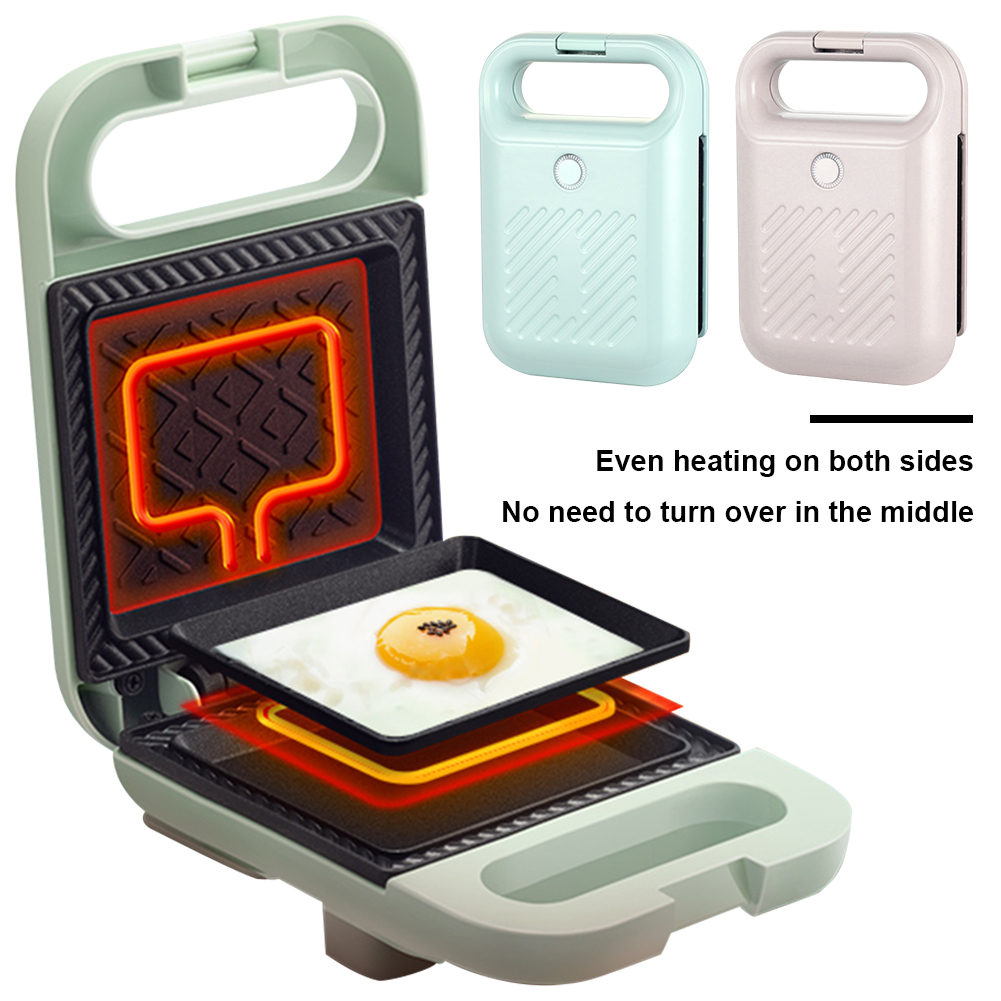 Home Cooking Egg Sandwich - Electric Sandwich Maker Home Toaster with