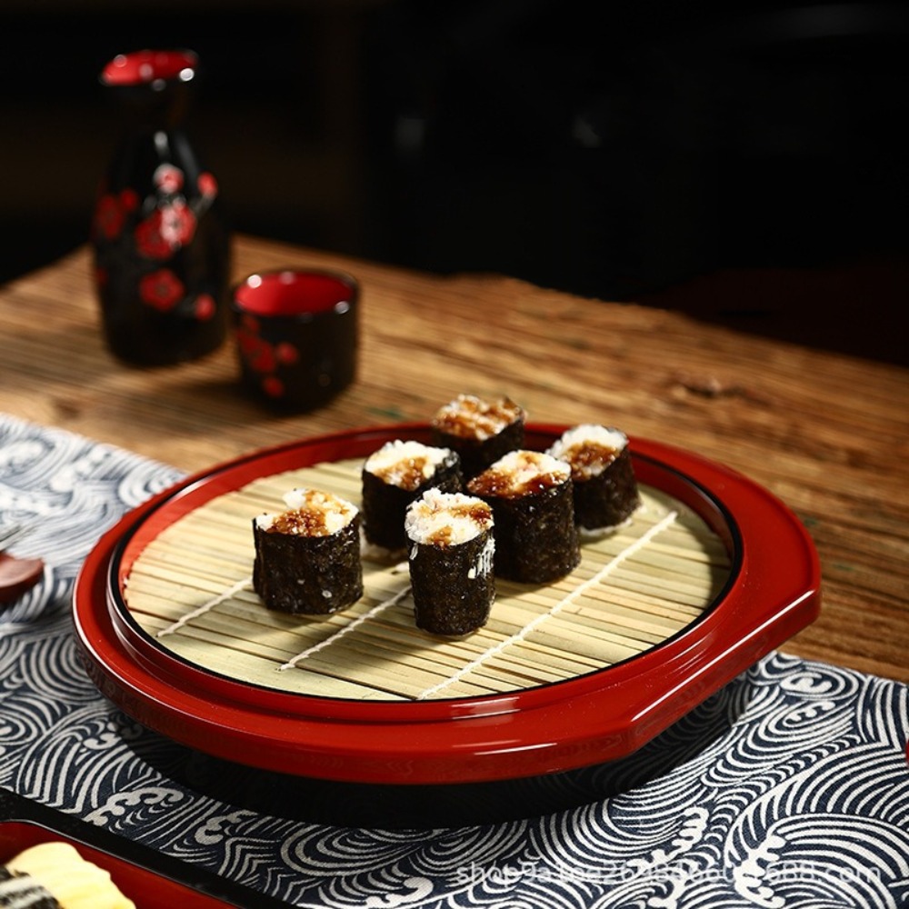 Japanese Style Cold Noodle Dis - Sushi Mat Bamboo 评论和价格