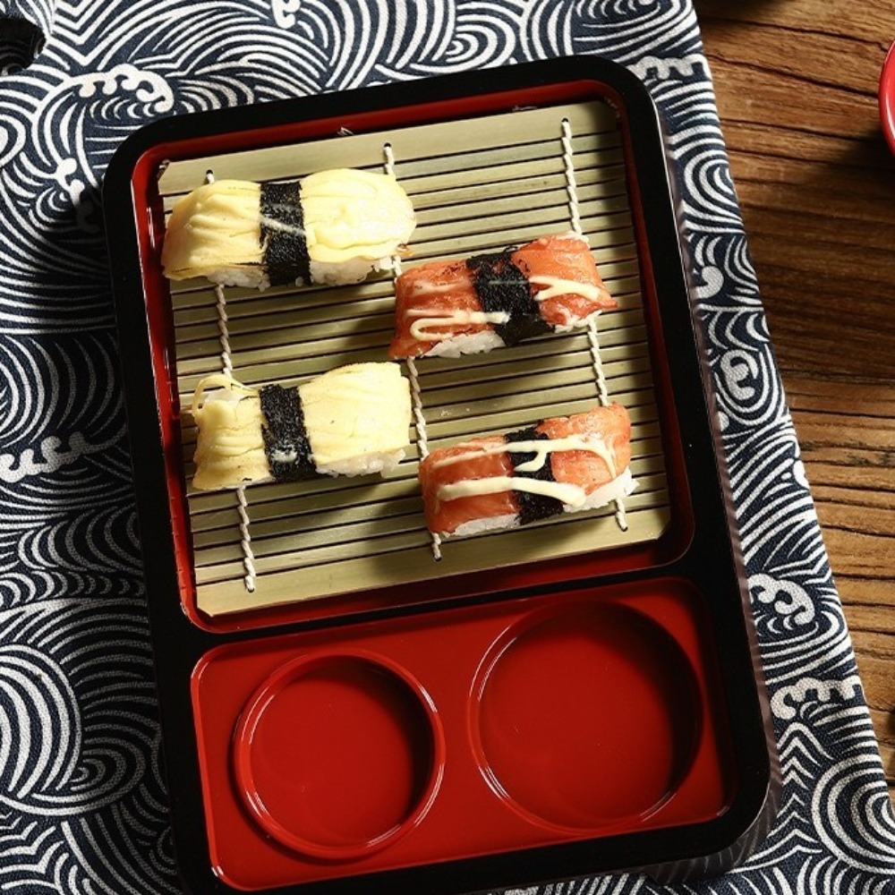 Japanese Style Cold Noodle Dis - Sushi Mat Bamboo 评论和价格