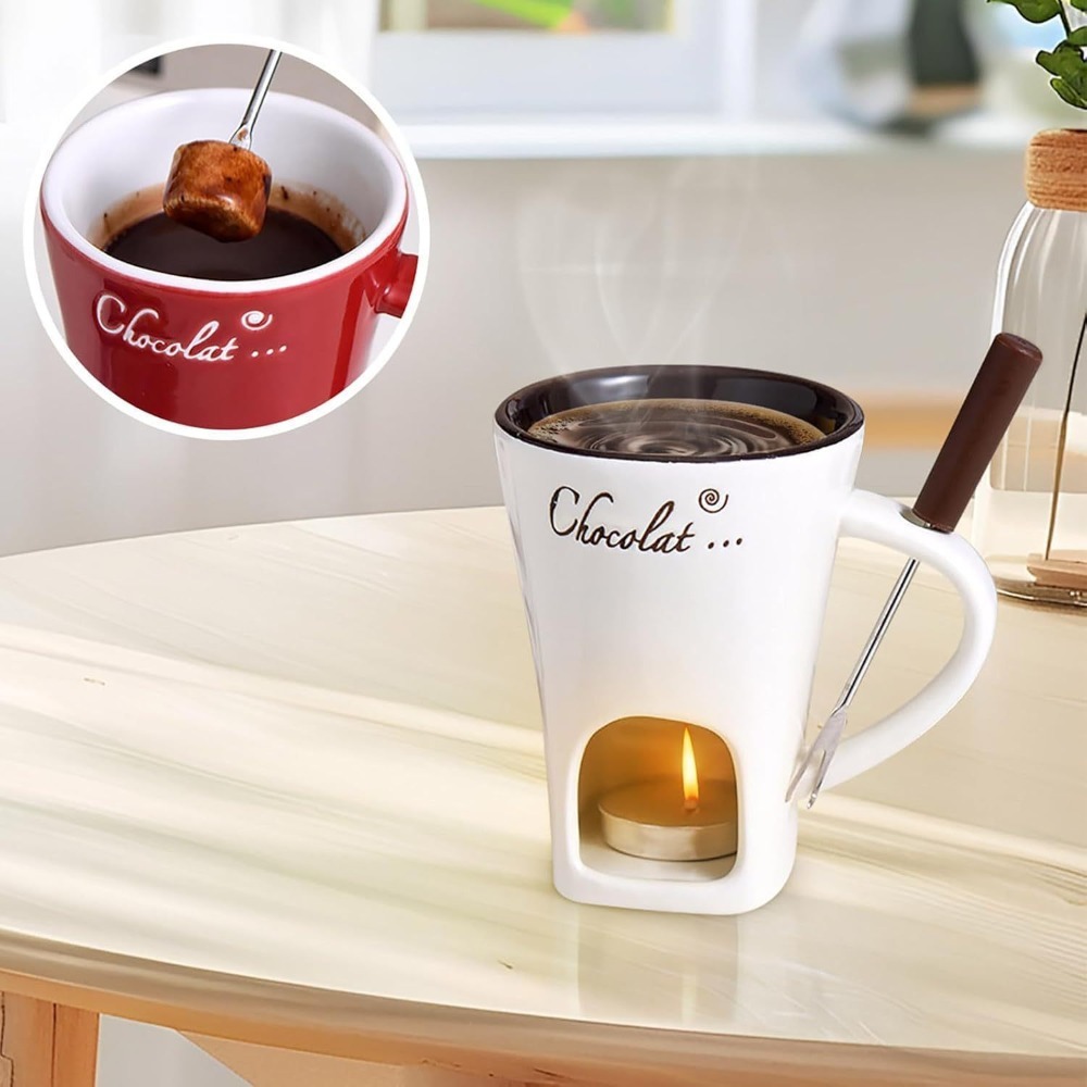 Ceramic Chocolate Melting Fond - Fondue Pot Ceramic 评论和价格