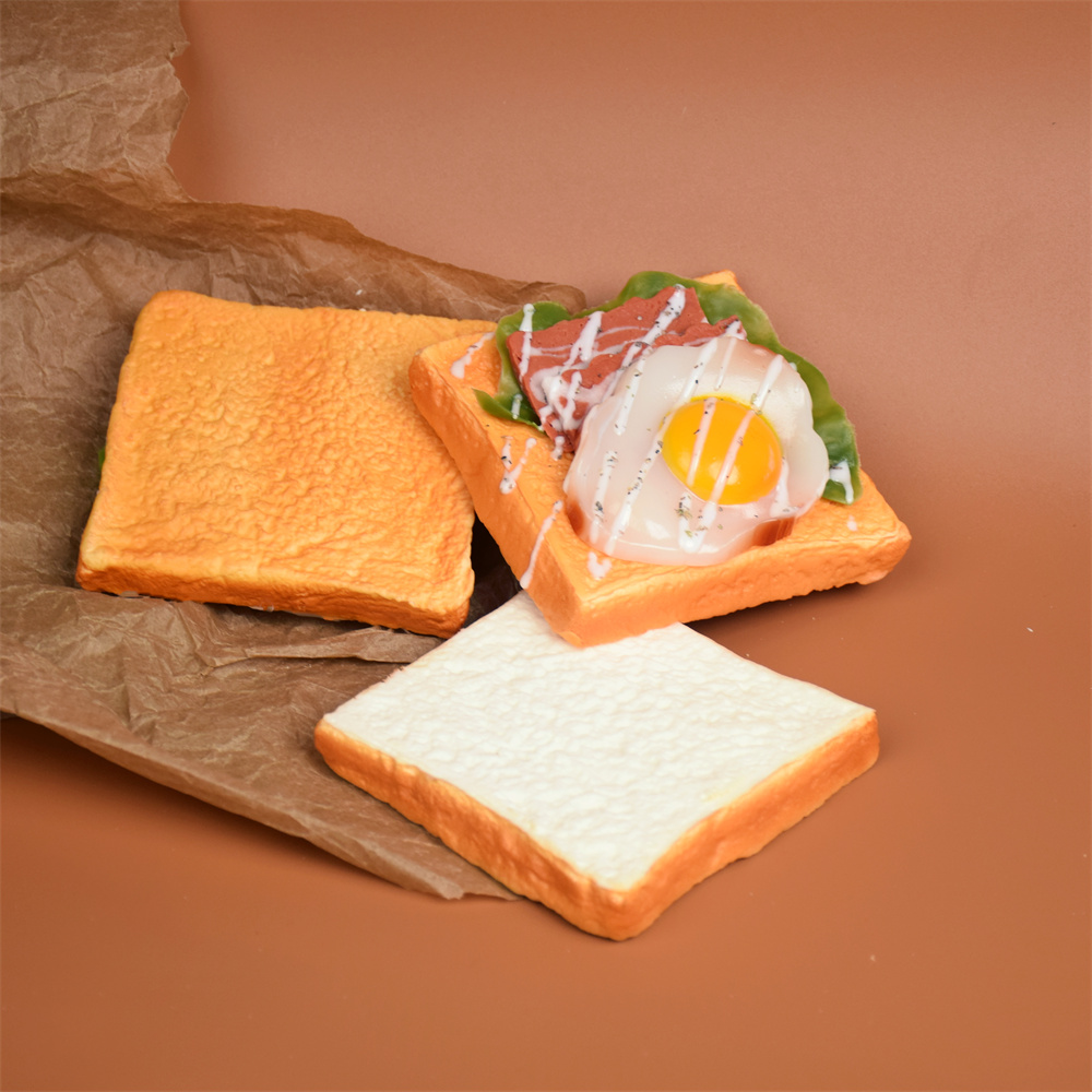 PU Simulated Cooking Toast Sli - Home Cooking Meals 评论和价格