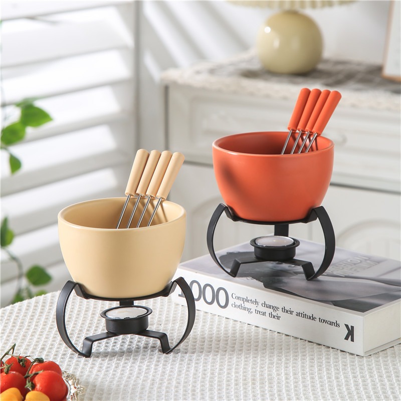 Eco-Friendly Ceramic Bowl with - Fondue Pot Ceramic 评论和价格