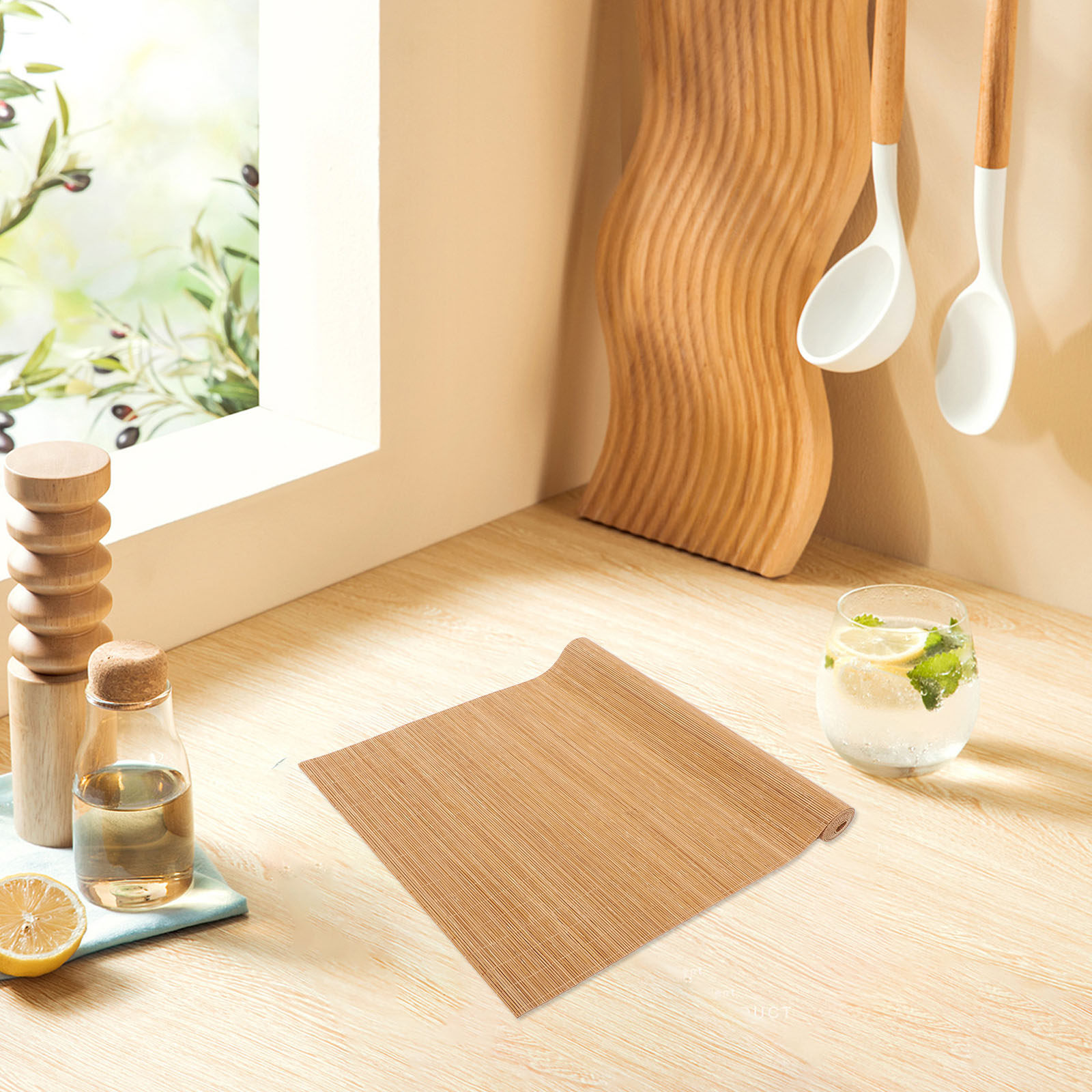 Bamboo Placemat Rustic Cuttabl - Sushi Mat Bamboo 评论和价格