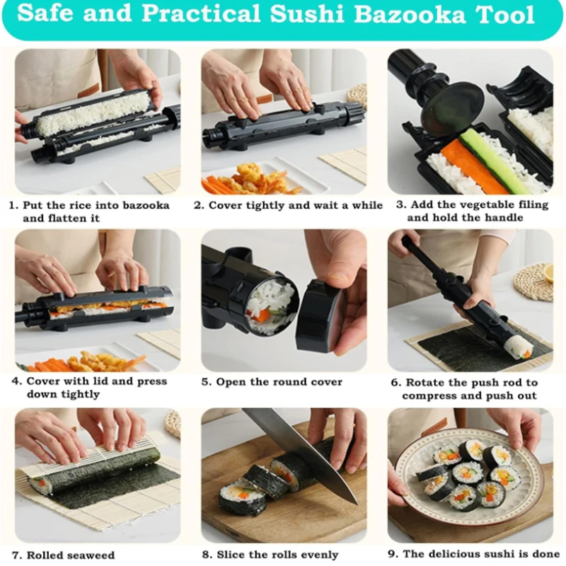 Sushi Making Kit,Bamboo Sushi  - Sushi Mat Bamboo 评论和价格