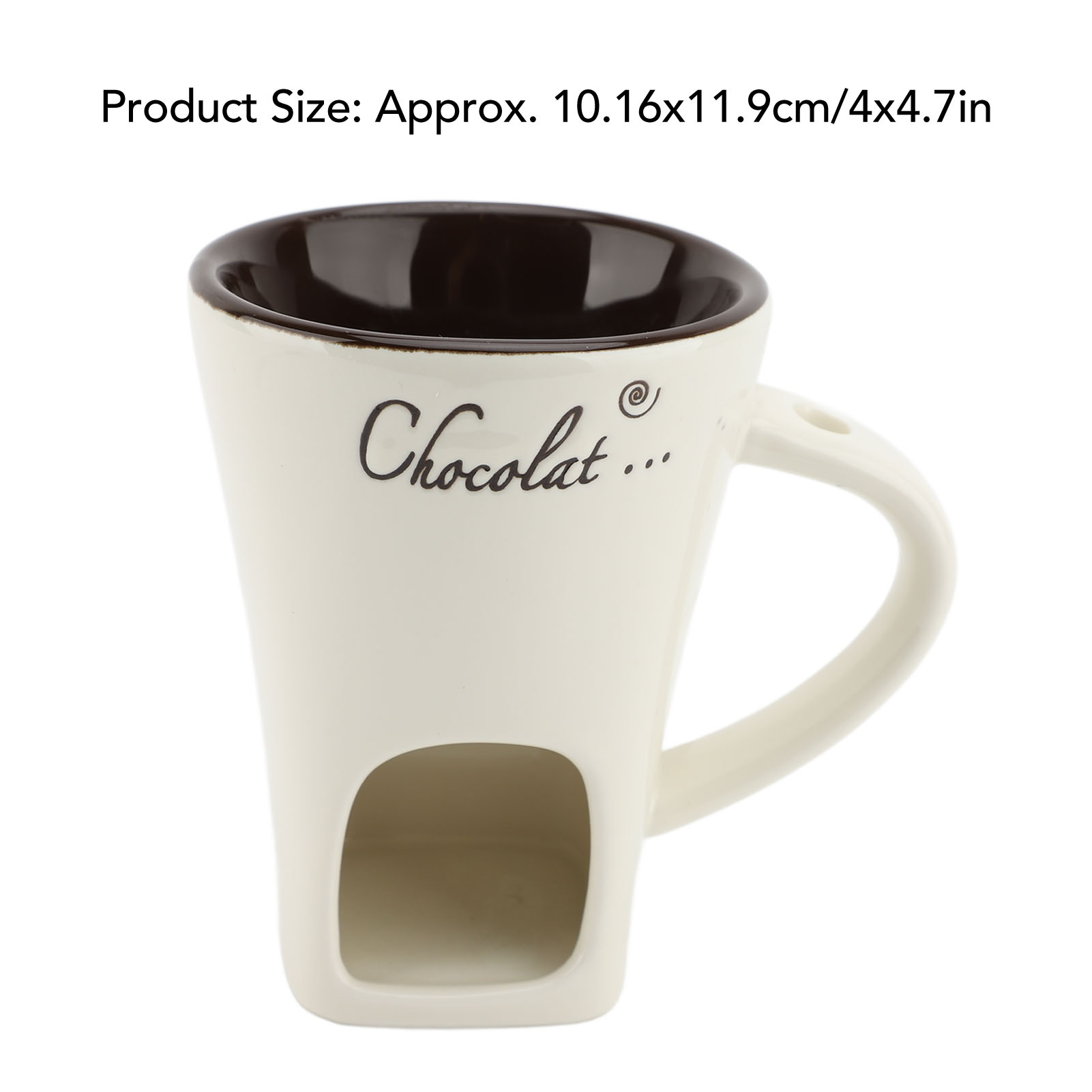Chocolate Melting Fondue Mug C - Fondue Pot Ceramic 评论和价格