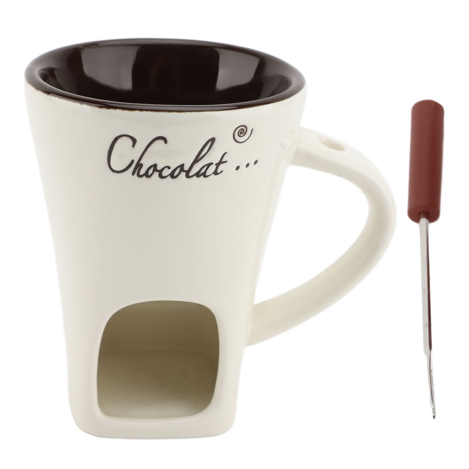 Chocolate Melting Fondue Mug C - Fondue Pot Ceramic 评论和价格