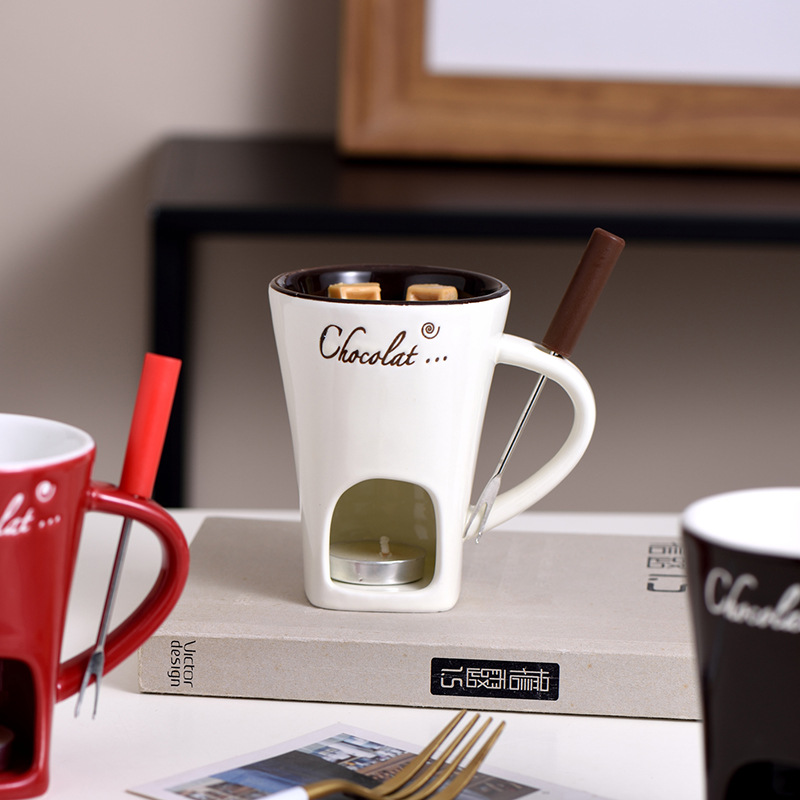 130ml Chocolate Fondue Mug Mel - Fondue Pot Ceramic 评论和价格