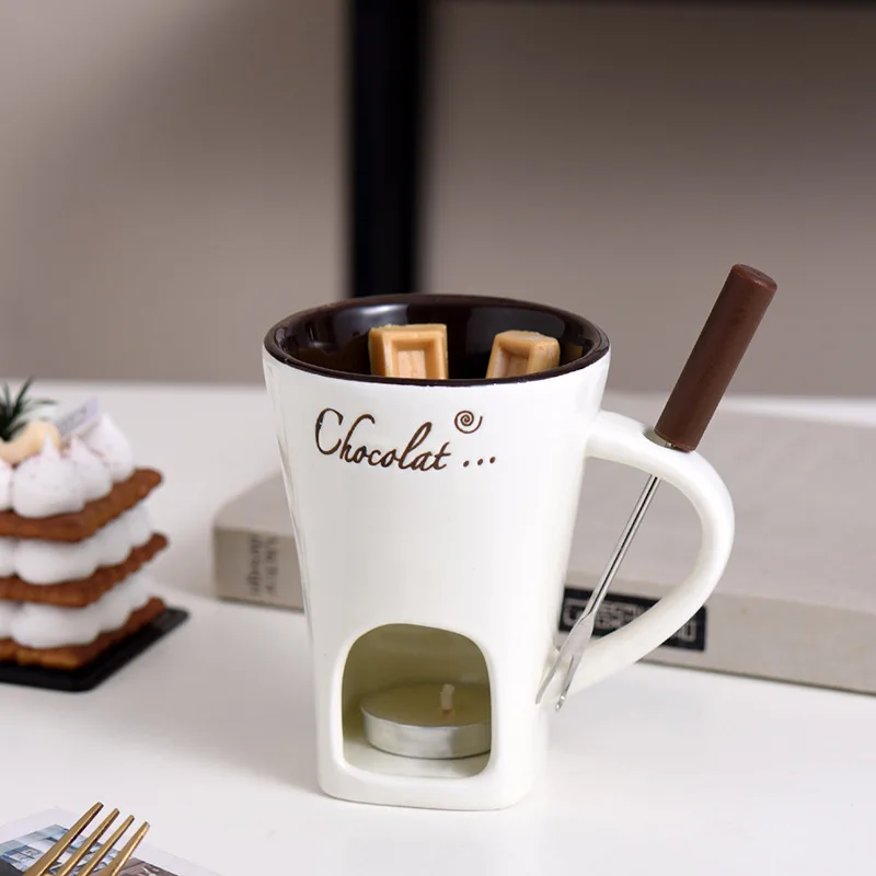 130ml Chocolate Fondue Mug Mel - Fondue Pot Ceramic 评论和价格