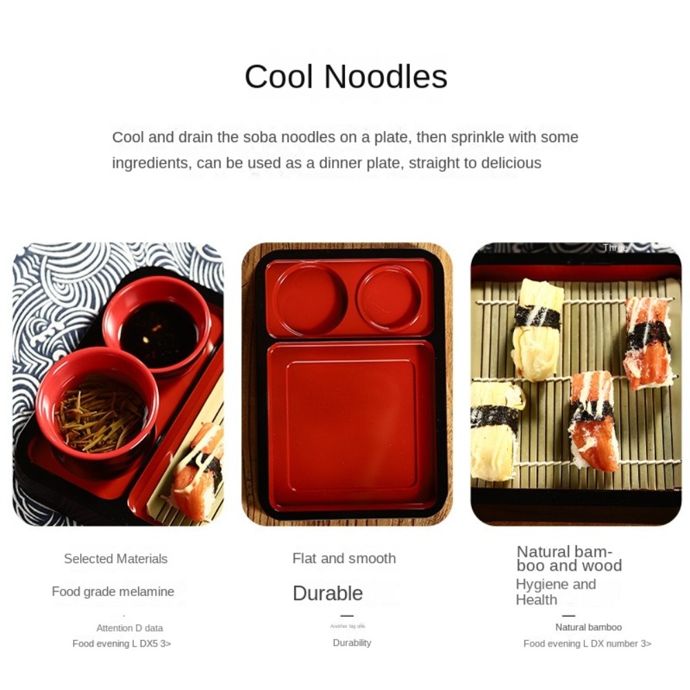 Japanese Style Cold Noodle Dis - Sushi Mat Bamboo 评论和价格