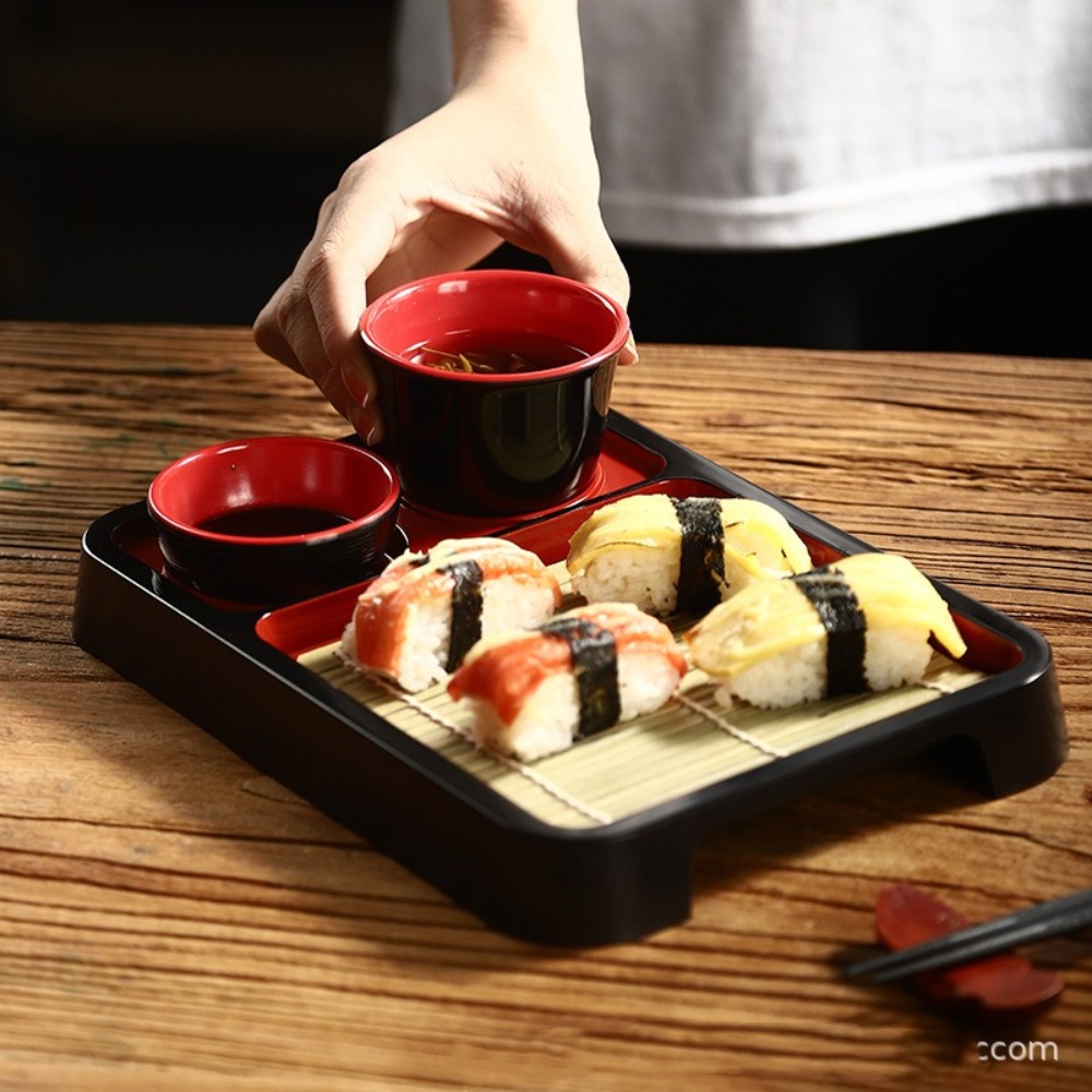 Japanese Style Cold Noodle Dis - Sushi Mat Bamboo 评论和价格