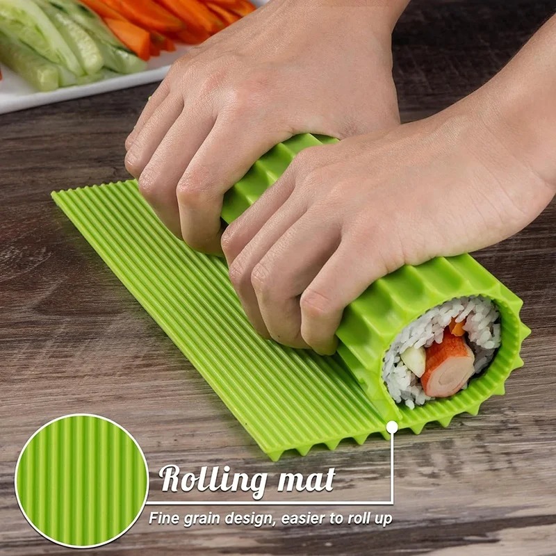 Imitation Bamboo Silicone Sush - Sushi Mat Bamboo 评论和价格