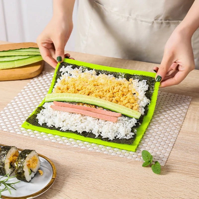 Imitation Bamboo Silicone Sush - Sushi Mat Bamboo 评论和价格