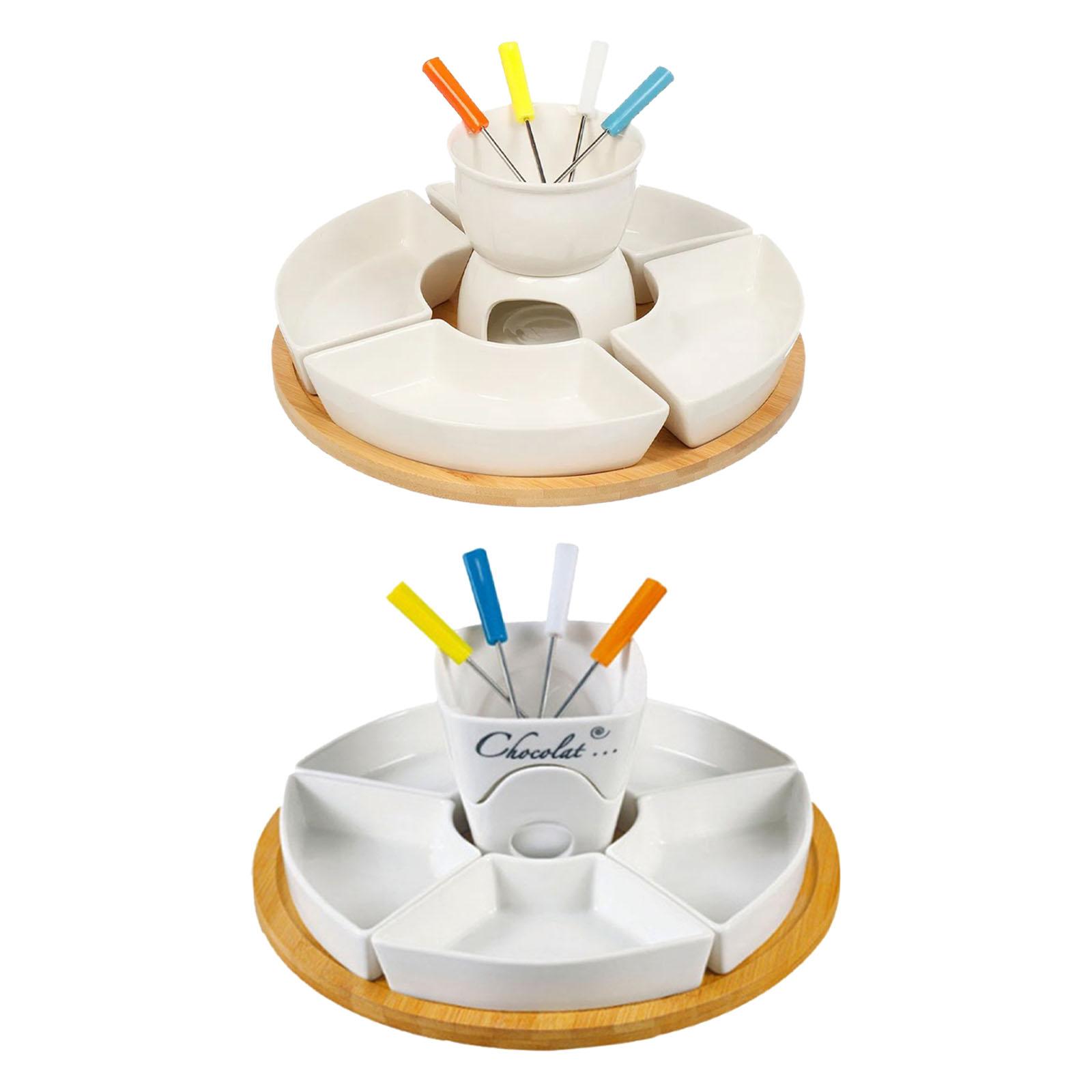 Fondue Pot Melting Pot Set, Bu - Fondue Pot Ceramic 评论和价格