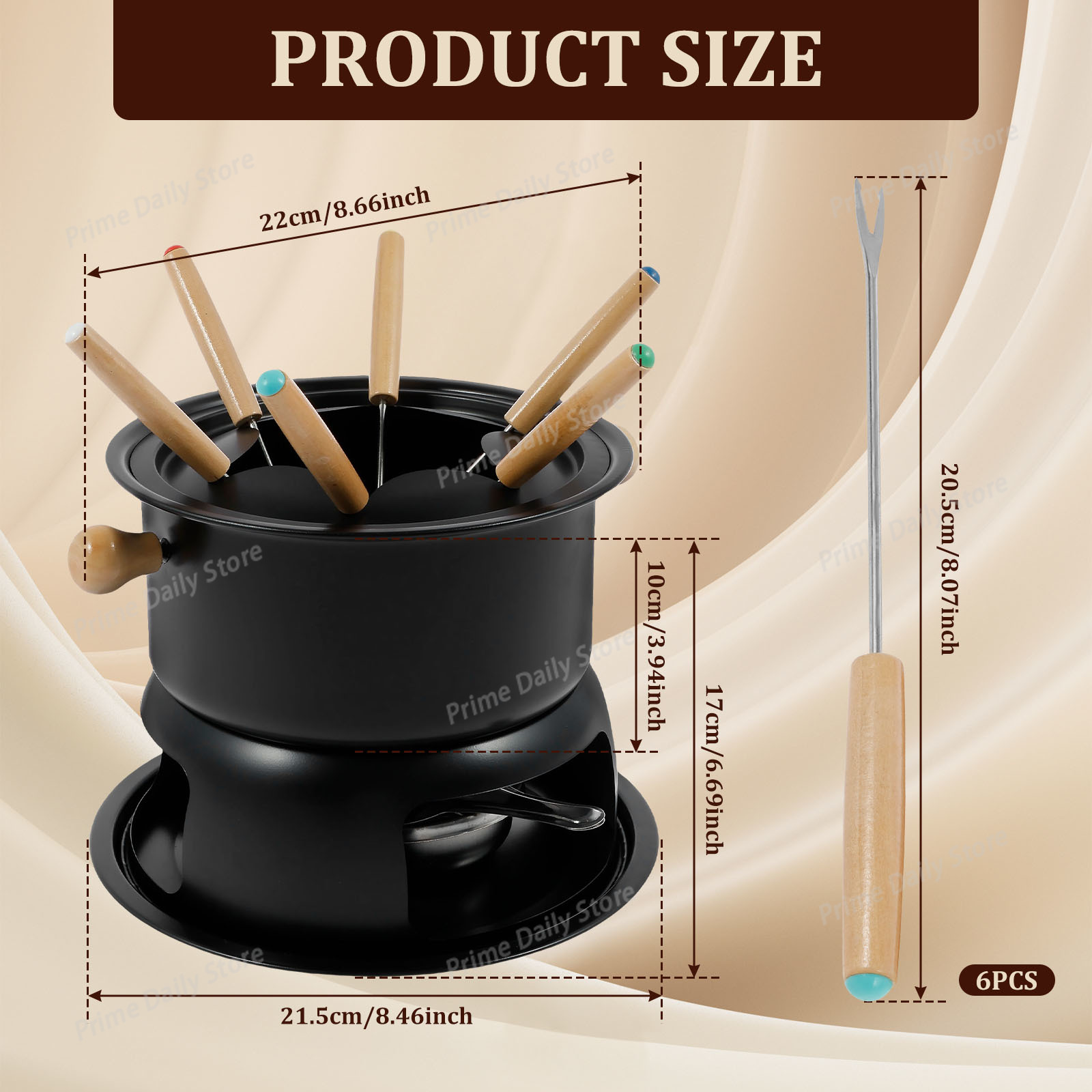 Ceramic Chocolate Fondue Pot w - Fondue Pot Ceramic 评论和价格