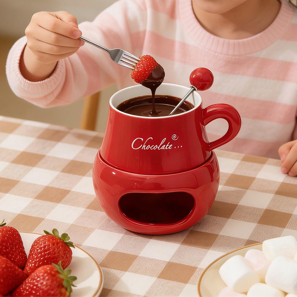 Chocolate Fondue Cup Ceramic W - Fondue Pot Ceramic 评论和价格