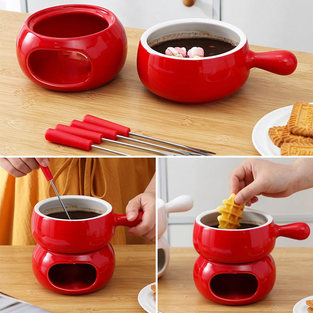 Chocolate Fondue Cup Ceramic W - Fondue Pot Ceramic 评论和价格
