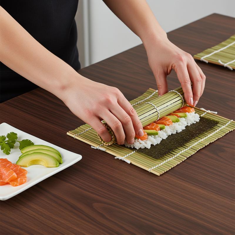 DIY Bamboo Sushi Maker Rolling - Sushi Mat Bamboo 评论和价格