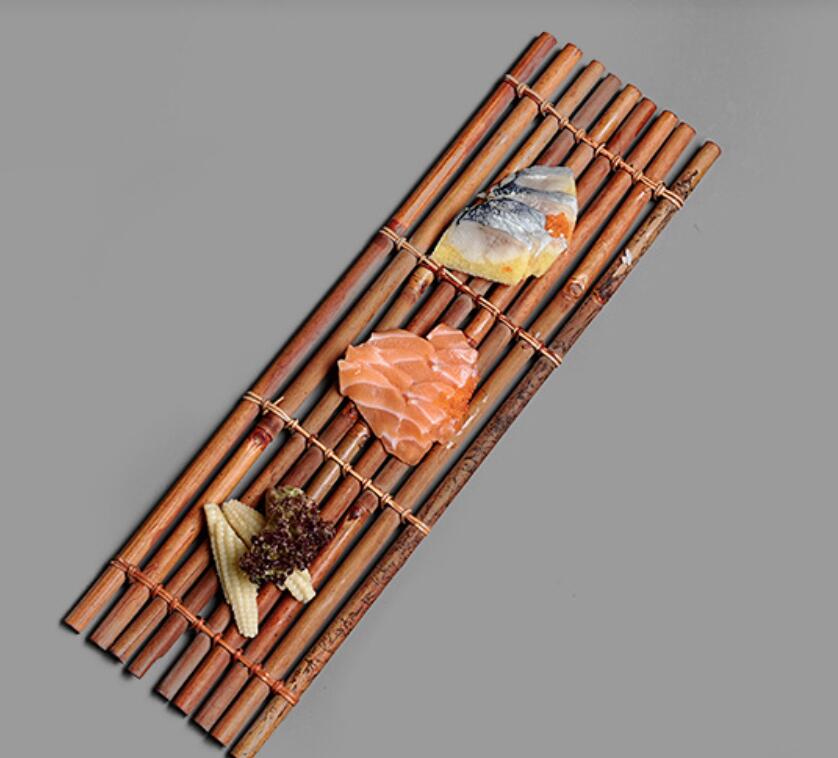 Vintage bamboo sushi dish bamb - Sushi Mat Bamboo 评论和价格