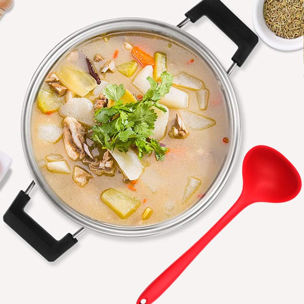 Silicone Ladles Soup Spoons No - Home Cooking Meals 评论和价格
