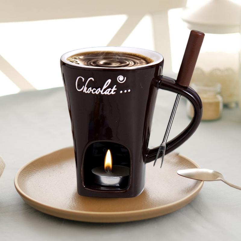 Chocolate Mug Hot Pot Ceramic  - Fondue Pot Ceramic 评论和价格