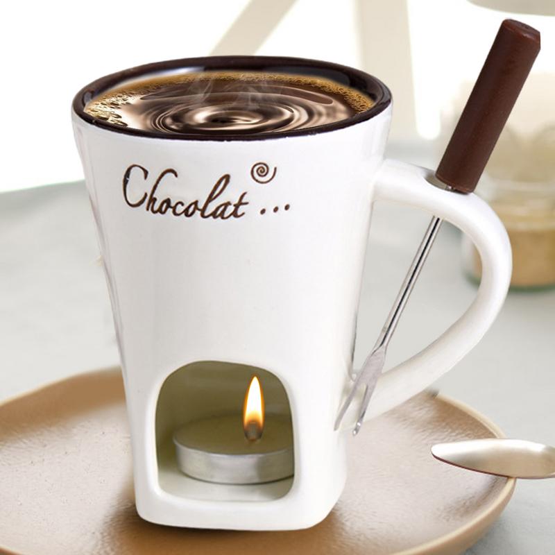 Chocolate Mug Hot Pot Ceramic  - Fondue Pot Ceramic 评论和价格