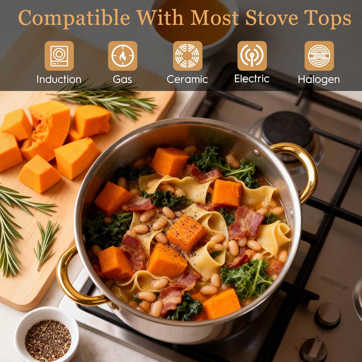 Stainless Steel Pot Set Modern - Home Cooking Restaurant 评论和价格