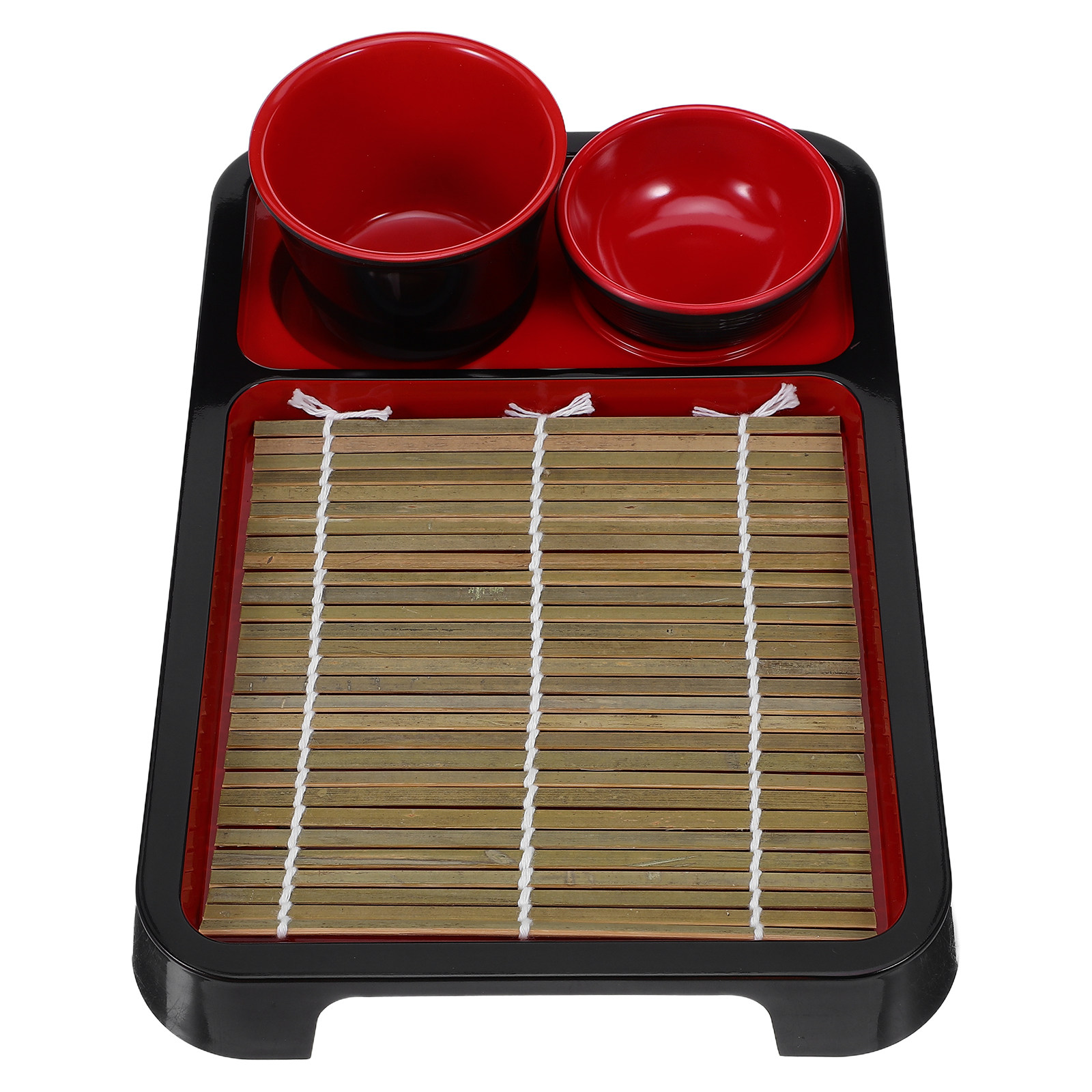 Cold Noodle Dish Soba Udon Foo - Sushi Mat Bamboo 评论和价格