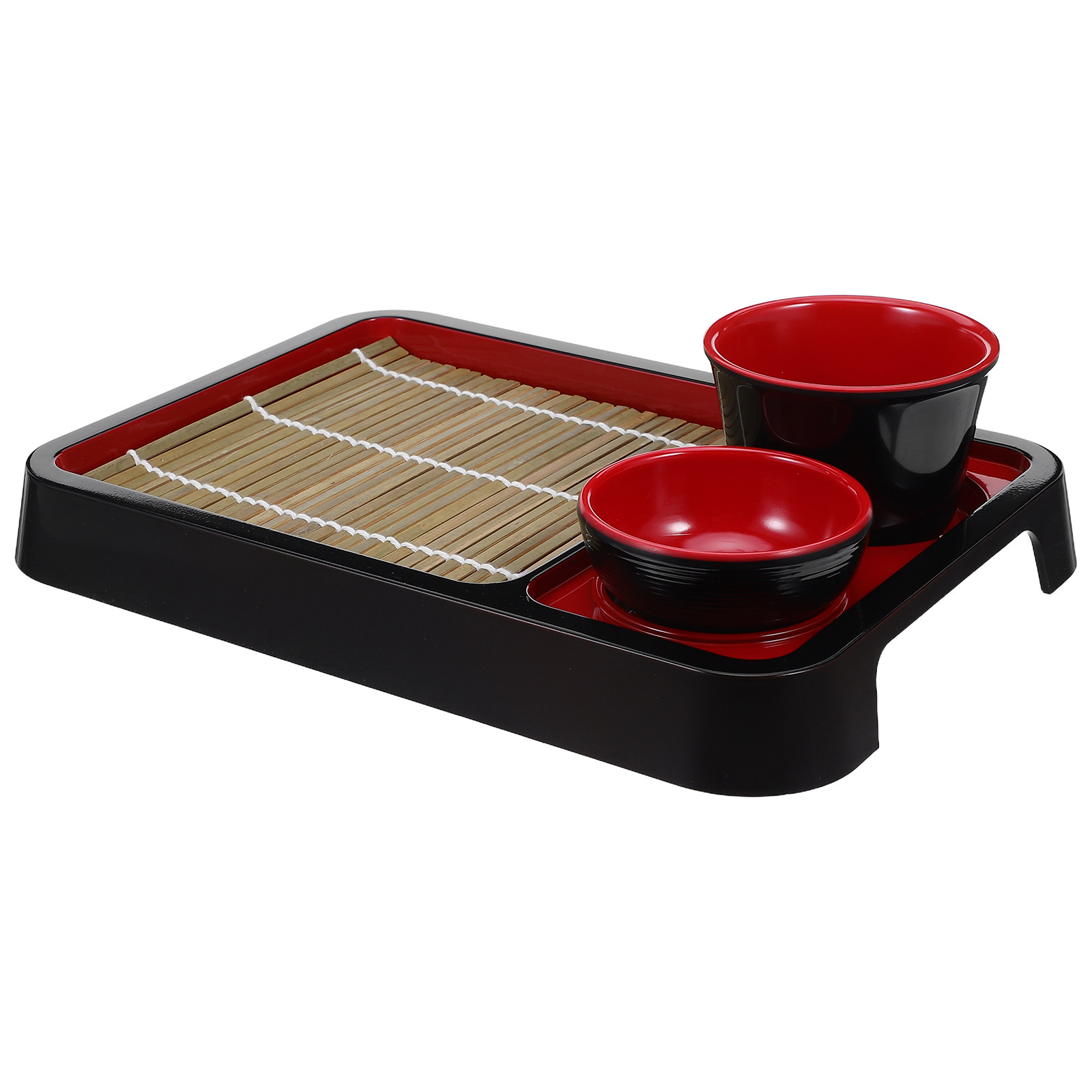 Cold Noodle Dish Soba Udon Foo - Sushi Mat Bamboo 评论和价格