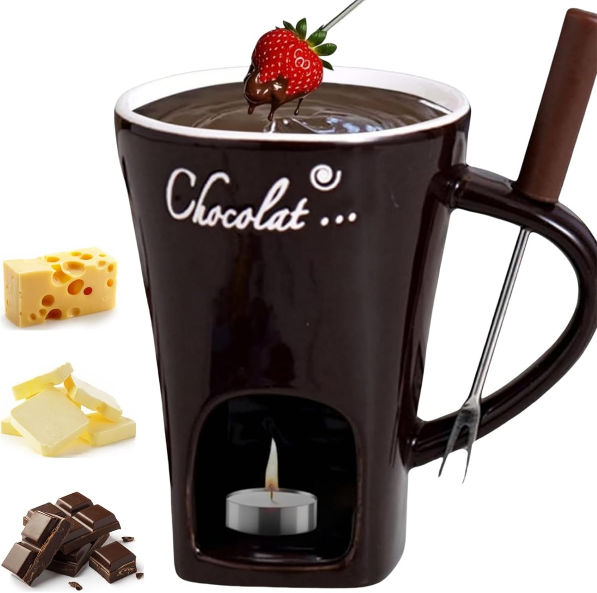 Ceramic Multifunction Chocolat - Fondue Pot Ceramic 评论和价格