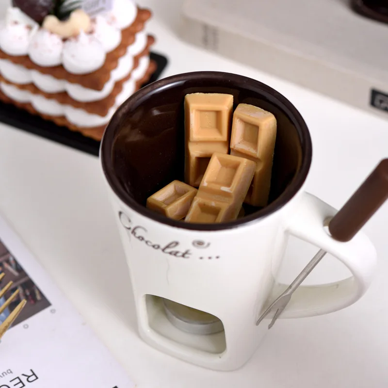Fondue Mug Cheese Butter Melt  - Fondue Pot Ceramic 评论和价格