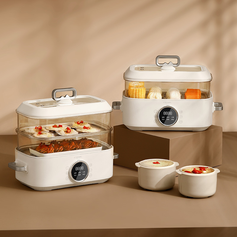 10L 3-in-1 Electric Food Steam - Home Cooking Restaurant 评论和价格
