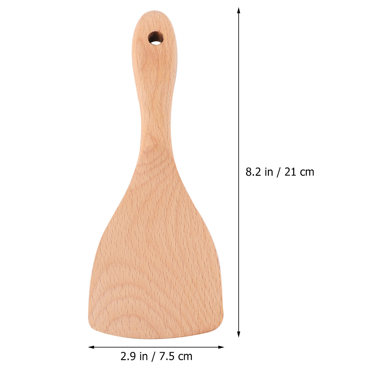 1pc Wooden Rice Shovel Natural - Home Cooking Restaurant 评论和价格