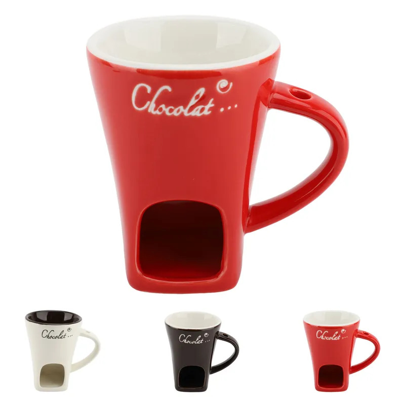 Chocolate Melting Fondue Mug C - Fondue Pot Ceramic 评论和价格