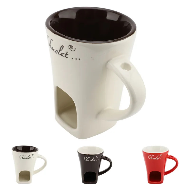 Chocolate Melting Fondue Mug C - Fondue Pot Ceramic 评论和价格