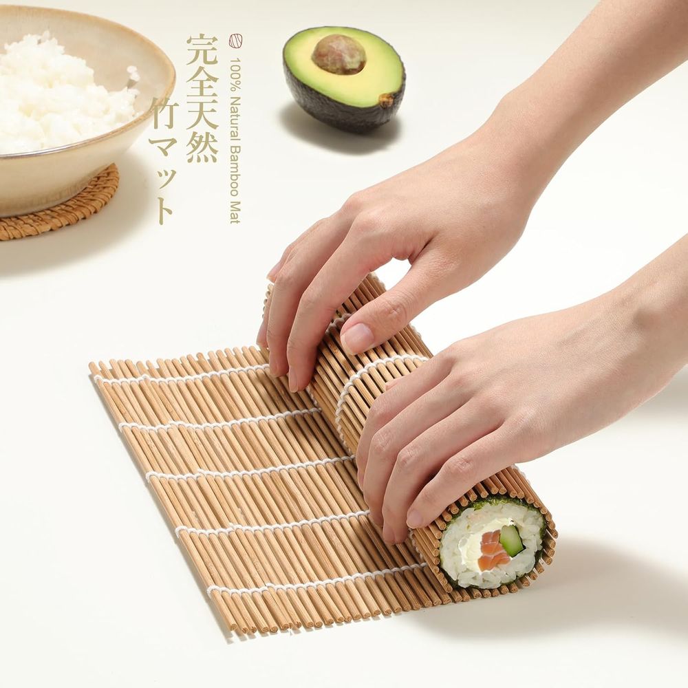 Premium Sushi Kit with Bamboo  - Sushi Mat Bamboo 评论和价格