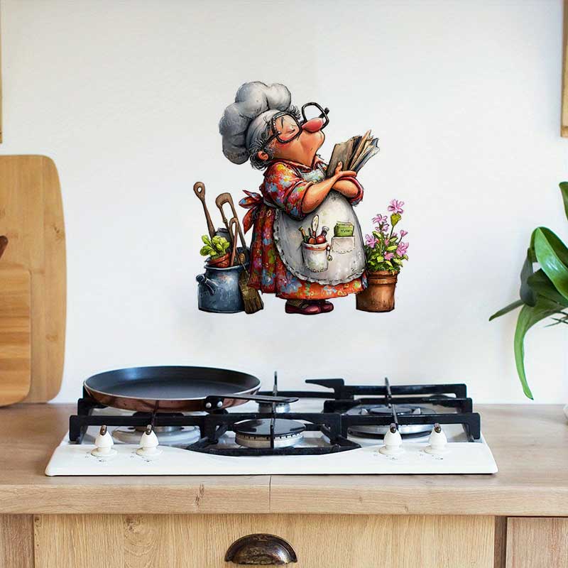 Funny Cooking Ladies Decal Sti - Home Cooking Meals 评论和价格